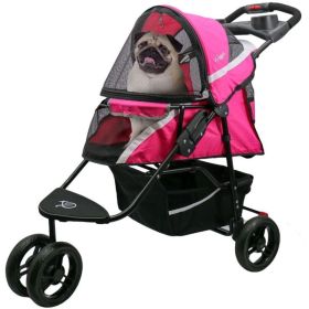 Petique Revolutionary Pet Stroller for Dogs and Cats Supernova Pink