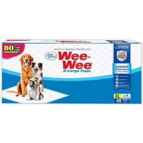 Four Paws X Large Wee Wee Pads  40 Pack (28" Long x 30" Wide)