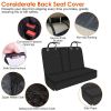 Dog Car Seat Cover, Back Seat Extender for Dogs,Dog Hammock for Car Backseat, Non Inflatable Dog seat Cover for Back seat