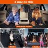 Dog Car Seat Cover, Back Seat Extender for Dogs,Dog Hammock for Car Backseat, Non Inflatable Dog seat Cover for Back seat