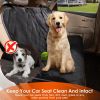 Dog Car Seat Cover, Back Seat Extender for Dogs,Dog Hammock for Car Backseat, Non Inflatable Dog seat Cover for Back seat