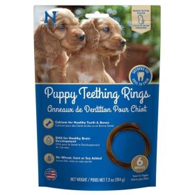 N Bone Puppy Teething Rings Peanut Butter Flavor (Option: 6 count)