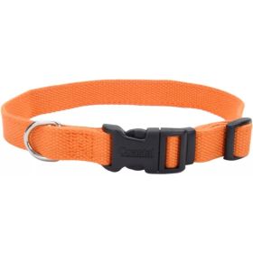 Coastal Pet New Earth Soy Adjustable Dog Collar Pumpkin Orange (Option: 68''L x 3/8"W)