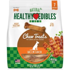 Nylabone Healthy Edibles Wholesome Dog Chews  Bacon Flavor (Option: Wolf (7 Pack))