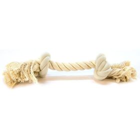 Flossy Chews Rope Bone  White (Option: Medium (12" Long))