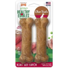 Nylabone Healthy Edibles Wholesome Dog Chews  Roast Beef Flavor (Option: Wolf (2 Pack))