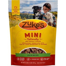 Zuke's Mini Naturals Moist Dog Treats  Delicious Duck Recipe (Option: 1 lb)