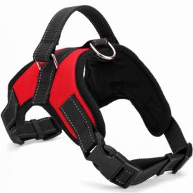 Dog Chest Strap Traction Rope Explosion proof Flushing Dog Chest Strap (Specifications (length * width): S, colour: Star Spangled Banner)