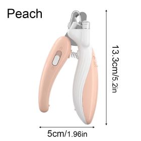 Cute Pets Nail Clippers Labor-Saving Dogs Nail Clipper Scissors  Professional Pet Nail Clippers Cat Nail Trimmer Labor-Saving Pet Claw Grooming Scisso (Color: Pink)