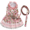 Dog Dress Bowknot Floral Dress Cute Rosette Dog Sundress Dog Princess Dresses