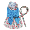 Dog Dress Bowknot Floral Dress Cute Rosette Dog Sundress Dog Princess Dresses