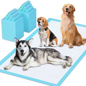 Leak-Proof & Super Absorbent Dog Pee Pads for Dogs (Color: Blue, size: 31"x47")