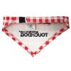 Touchdog 'Bad-to-the-Bone' Plaid Patterned Fashionable Velcro Bandana