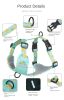 Dog Harnesses; New style dog chest strap vest type big dog chest strap explosion-proof flush walking dog rope reflective pet traction rope