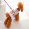 Dog Dress Bowknot Floral Dress Cute Rosette Dog Sundress Dog Princess Dresses