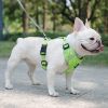 Dog Harnesses; New style dog chest strap vest type big dog chest strap explosion-proof flush walking dog rope reflective pet traction rope