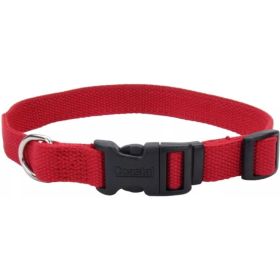 Coastal Pet New Earth Soy Adjustable Dog Collar Cranberry (Option: 1826"L x 1"W)